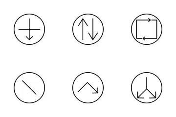 Flèches Chevrons Et Directions Pack d'Icônes