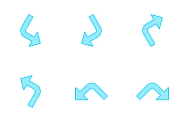 Flèches Chevrons Et Directions Pack d'Icônes