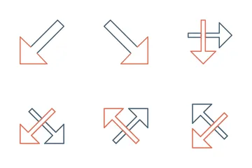 Flèches Chevrons Et Directions Pack d'Icônes