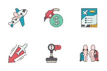Flight Travel Icon Pack