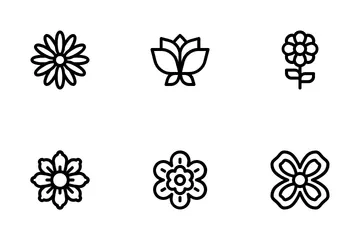 Flor Pacote de Ícones