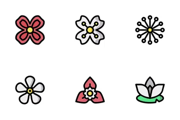 Flor Pacote de Ícones