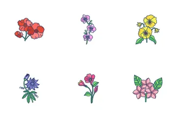 Flores Pacote de Ícones