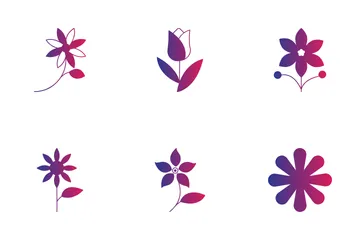 Flores y plantas Icon Pack