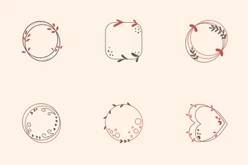 Flower Frame Icon Pack