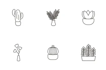 Flower Pot Icon Pack