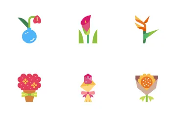 Flower Shop Icon Pack