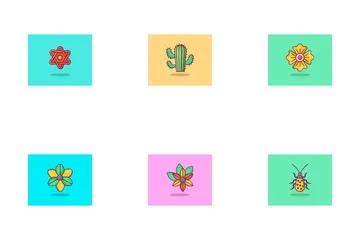 Flowers And Insects Icon Pack