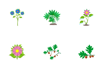 Flowers And Plants Icon Pack