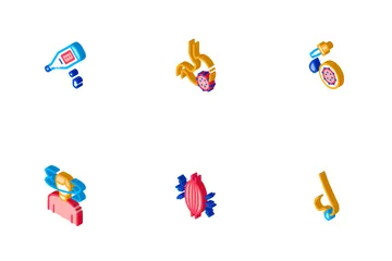Flu Symptoms Medical Icon Pack
