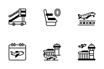 Flughafen Symbolpack