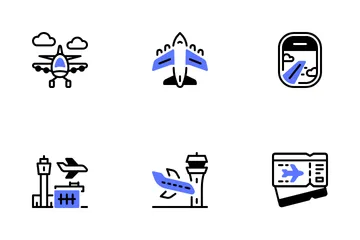 Flughafen Symbolpack