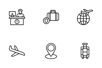 Flughafen Symbolpack