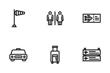 Flughafen Symbolpack