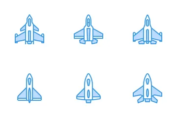 Flugzeug Icon Pack