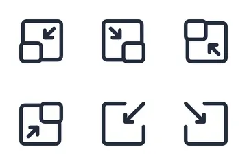 Flujo de experiencia de usuario Paquete de Iconos