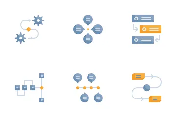 Flujo de trabajo Paquete de Iconos