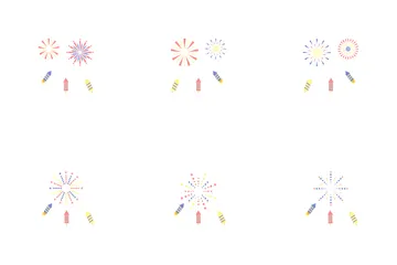 Fogo de artifício Pacote de Ícones