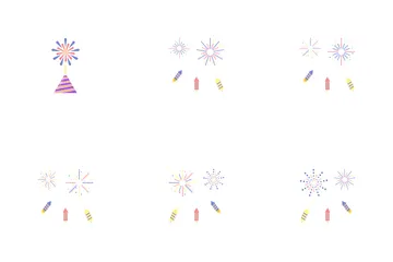 Fogo de artifício Pacote de Ícones