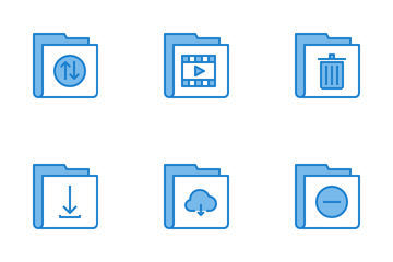 Download Smoothfill Folder Icon pack - Available in SVG, PNG, EPS, AI ...