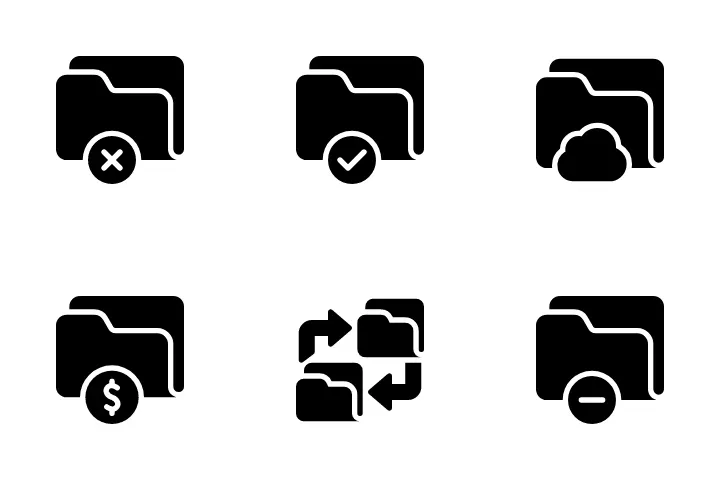 9,700 Folder Icon Packs, Logos, Symbols - Free Download in SVG, PNG ...
