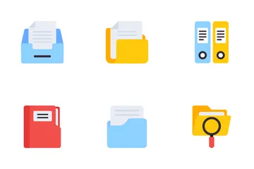 Folders And Messages Icon Pack
