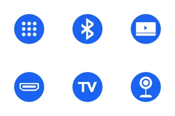 Fonctionnalités du téléviseur Pack d'Icônes