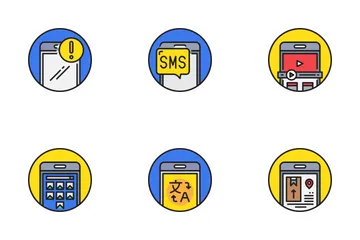 Fonctions du smartphone Icon Pack