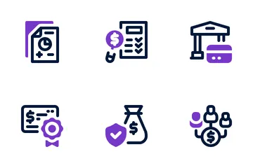 Fond d'investissement Pack d'Icônes