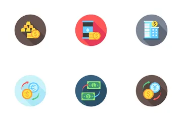 Fondos de inversión Paquete de Iconos
