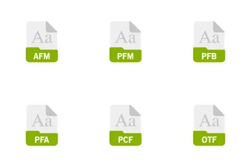 Font File Format Icon Pack