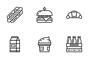 Food 1 - Outline Icon Pack