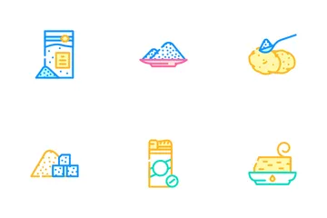 Food Additives Formula Icon Pack