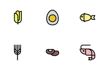 Food Allergies Icon Pack