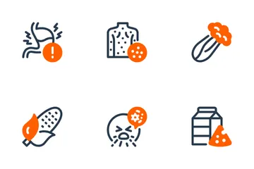 Food Allergy Icon Pack