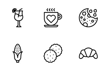 Food And Beverages Icon Pack