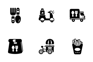 Food And Delivery Icon Pack