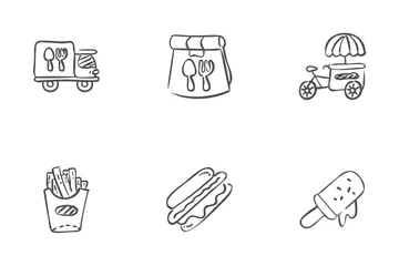 Food And Delivery Icon Pack