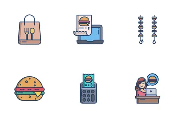 Food And Delivery Icon Pack