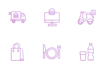 Food And Delivery Icon Pack