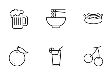 Food And Drinks Icon Pack