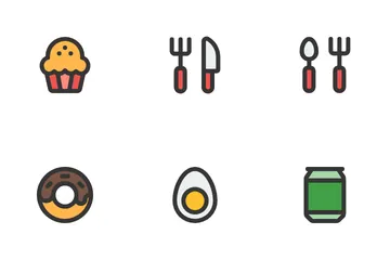 Food And Drinks Icon Pack