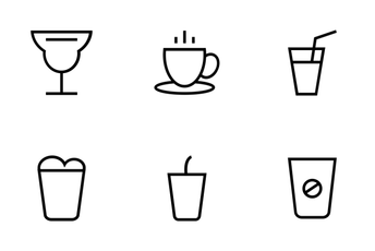 Food And Drinks Icons Icon Pack