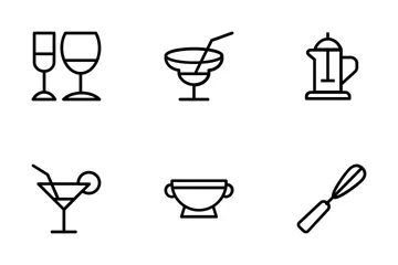 Food And Drinks Icons Icon Pack