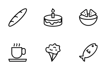 Food And Drinks Icons Icon Pack