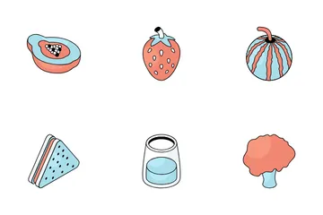 Food And Fruit Icon Pack