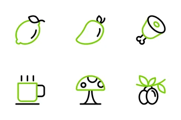 Food And Fruit Icon Pack