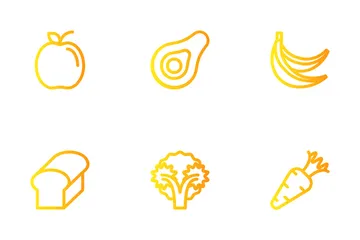 Food And Fruit Icon Pack