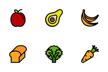 Food And Fruit Icon Pack