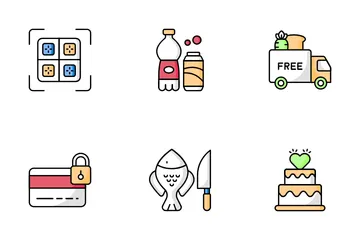 Food And Grocery Icon Pack